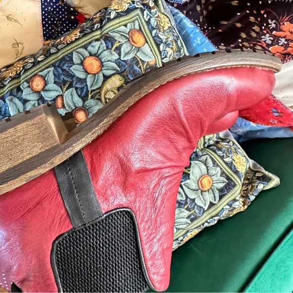 Red leather boots - BUENO size US9 EU39 / Red boots - Picture 14 of 15